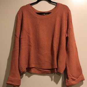 Roxy Cable Knit sweater with Bell Sleeves
